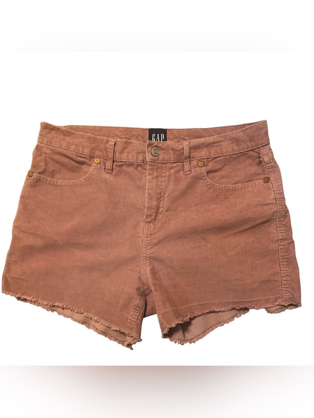 GAP Mauve Corduroy Cutoff Shorts